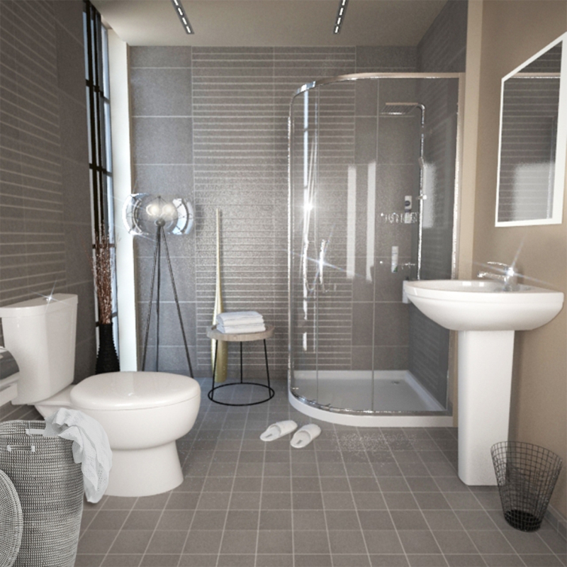 Cheap Bathroom Quadrant Shower Suite Bathroom City
